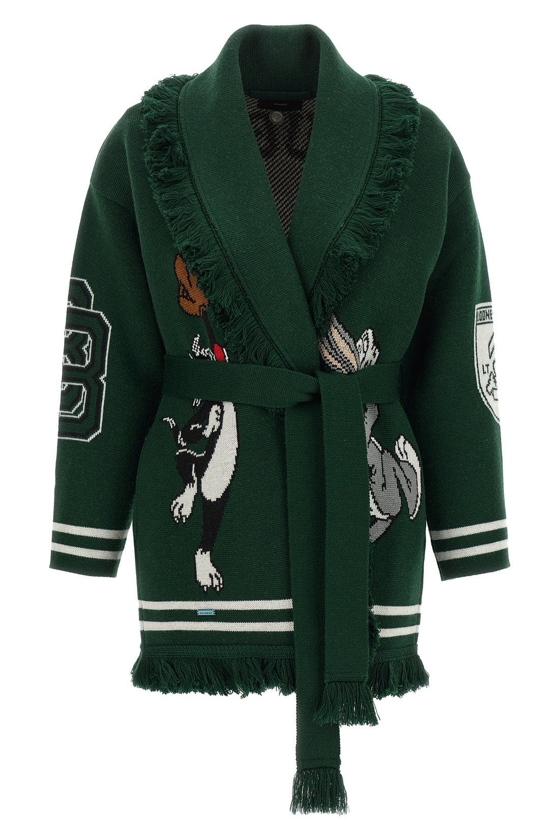 ALANUI S the alanui x looneytunes sporty bugs bunny &amp; sylvester pure virgin wool cardig