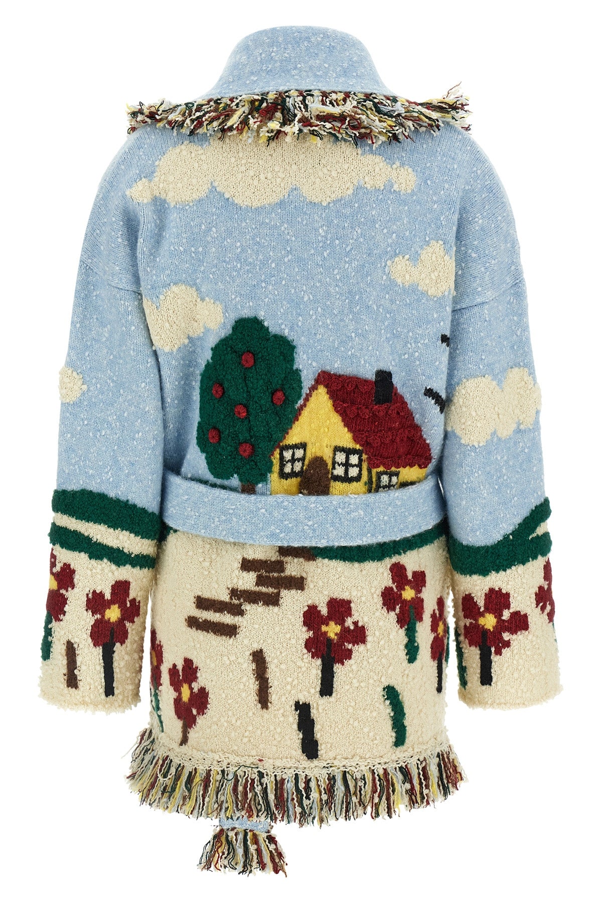 the alanui casa alanui cardigan sets new standards in luxury knitwear through