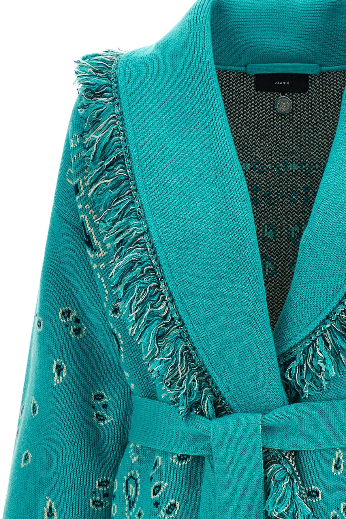cashmere and linen cardigan
