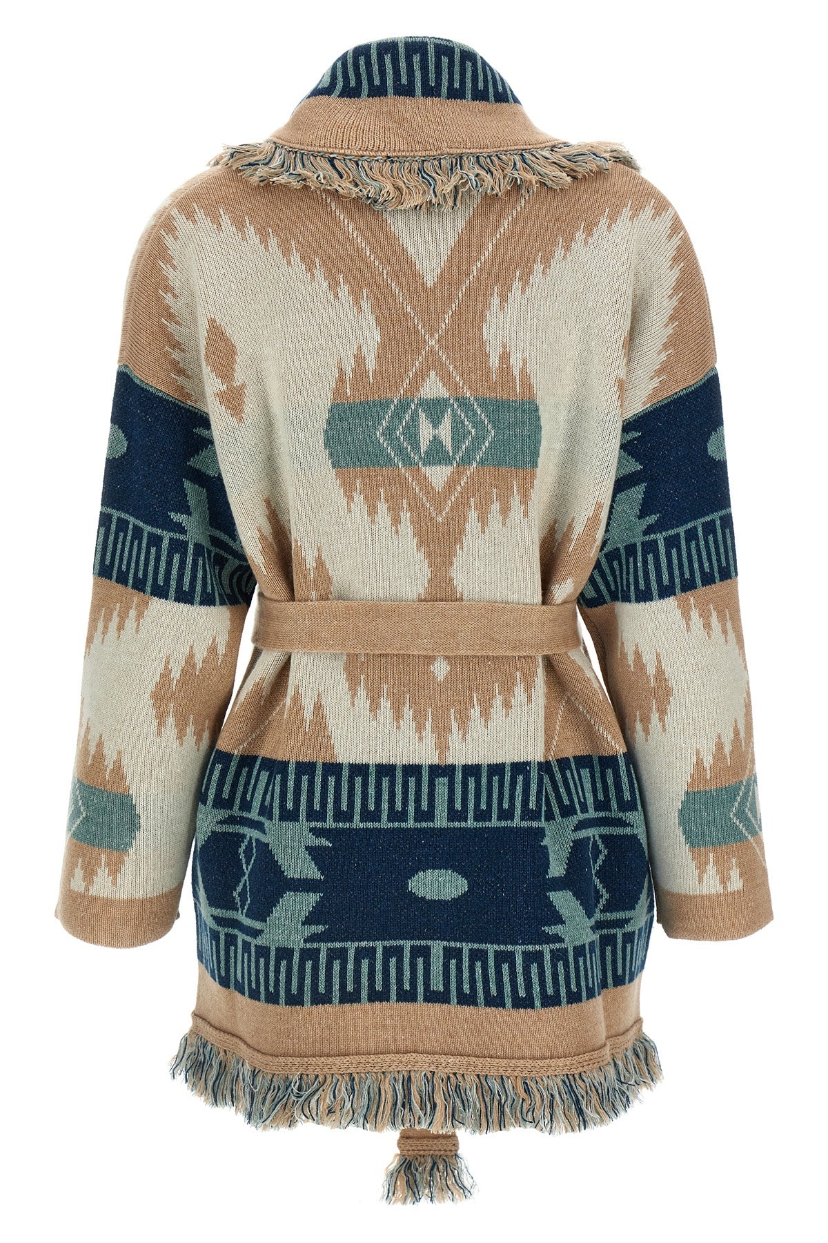 icon cashmere and linen cardigan