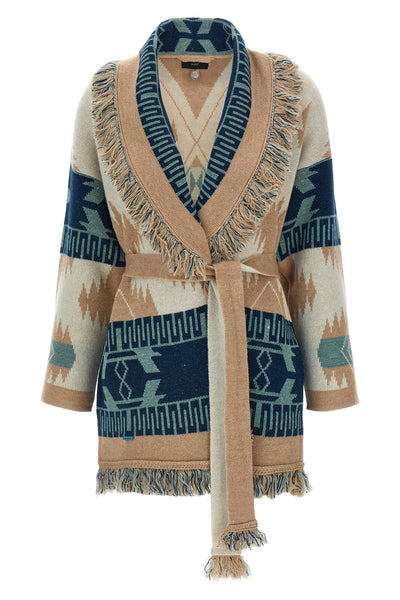 icon cashmere and linen cardigan
