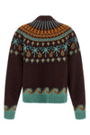 the alanui sweet winter knit redefines winter knitwear through a complex jacqu
