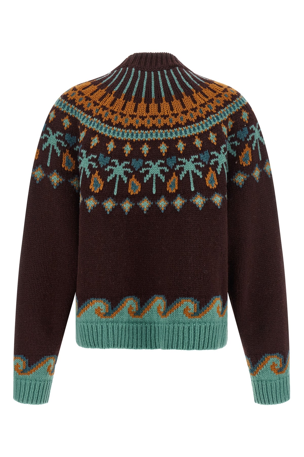 the alanui sweet winter knit redefines winter knitwear through a complex jacqu