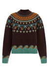 the alanui sweet winter knit redefines winter knitwear through a complex jacqu