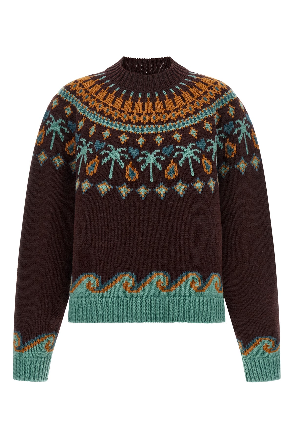 the alanui sweet winter knit redefines winter knitwear through a complex jacqu
