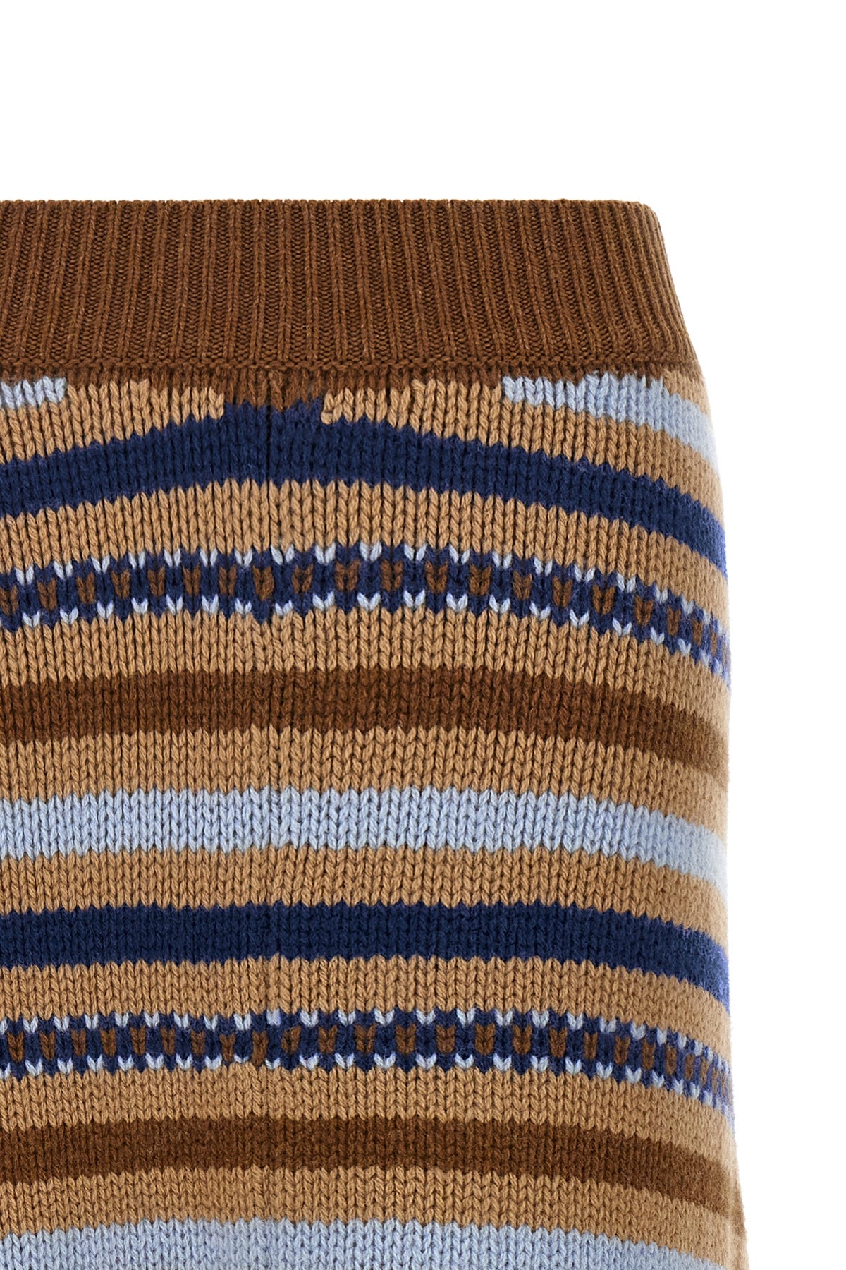 the alanui sweet winter longuette skirt redefines luxury knitwear through a co