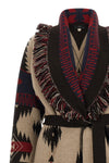 the alanui icon long coat redefines knitwear through superior craftsmanship an