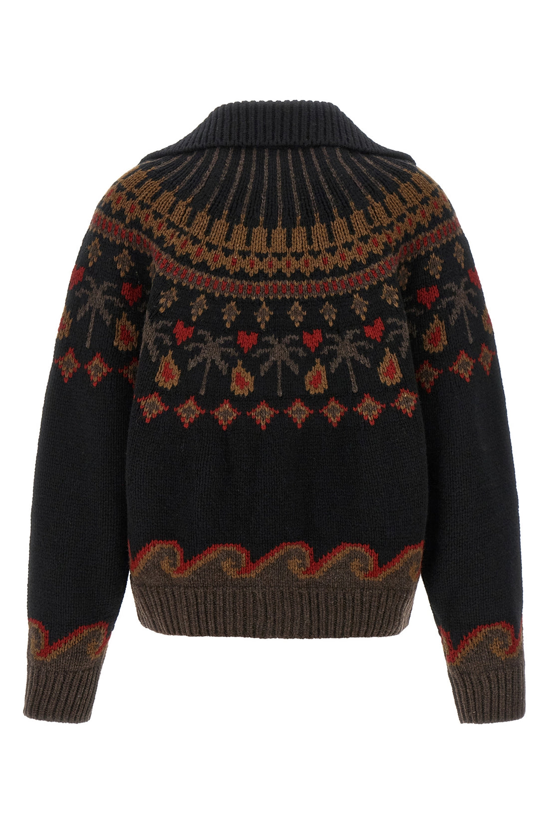 ALANUI S the alanui sweet winter cardigan is distinguished by a complex jacquard workma