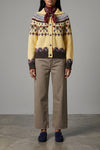 the alanui sweet winter cardigan in pure virgin wool embodies the excellence o