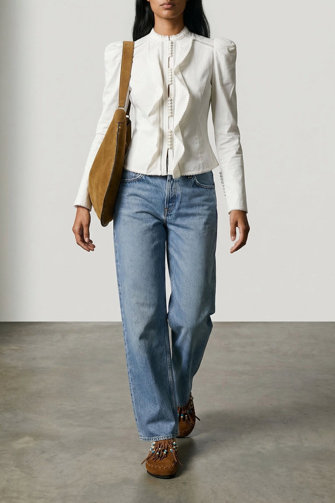 ALANUI 38 the journey suede mules
