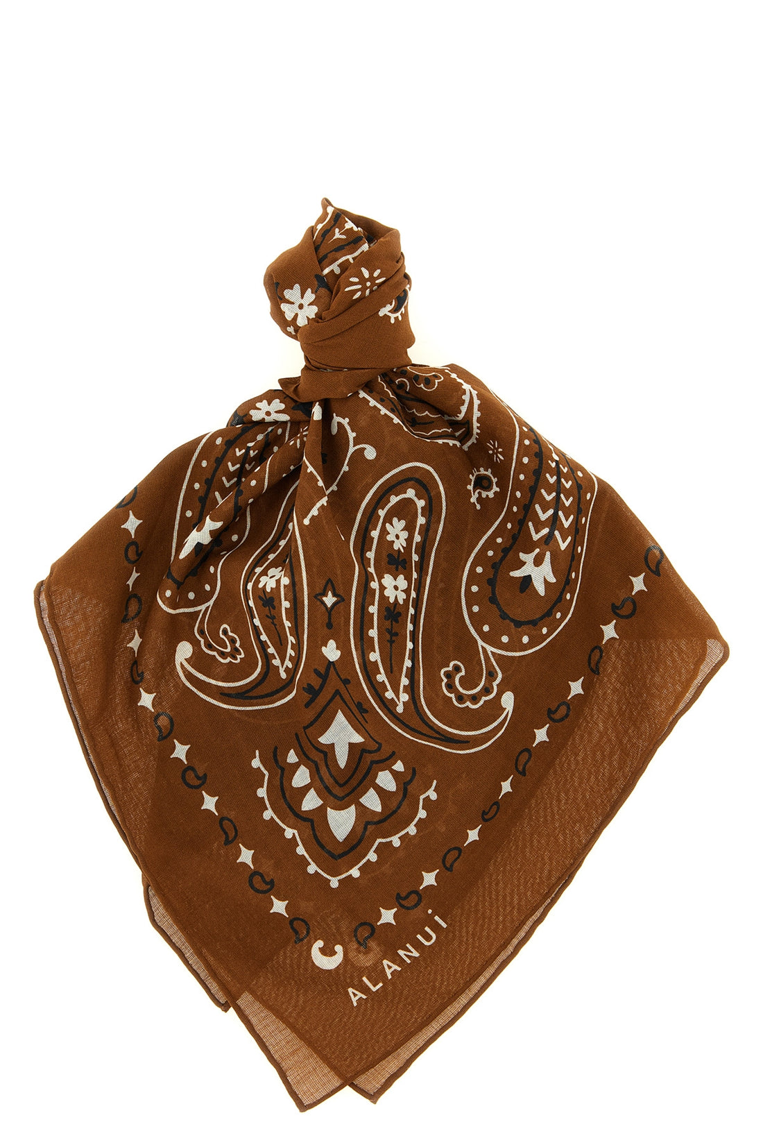 ALANUI OS the alanui bandana in pure cotton redefines a classic accessory through a sartor