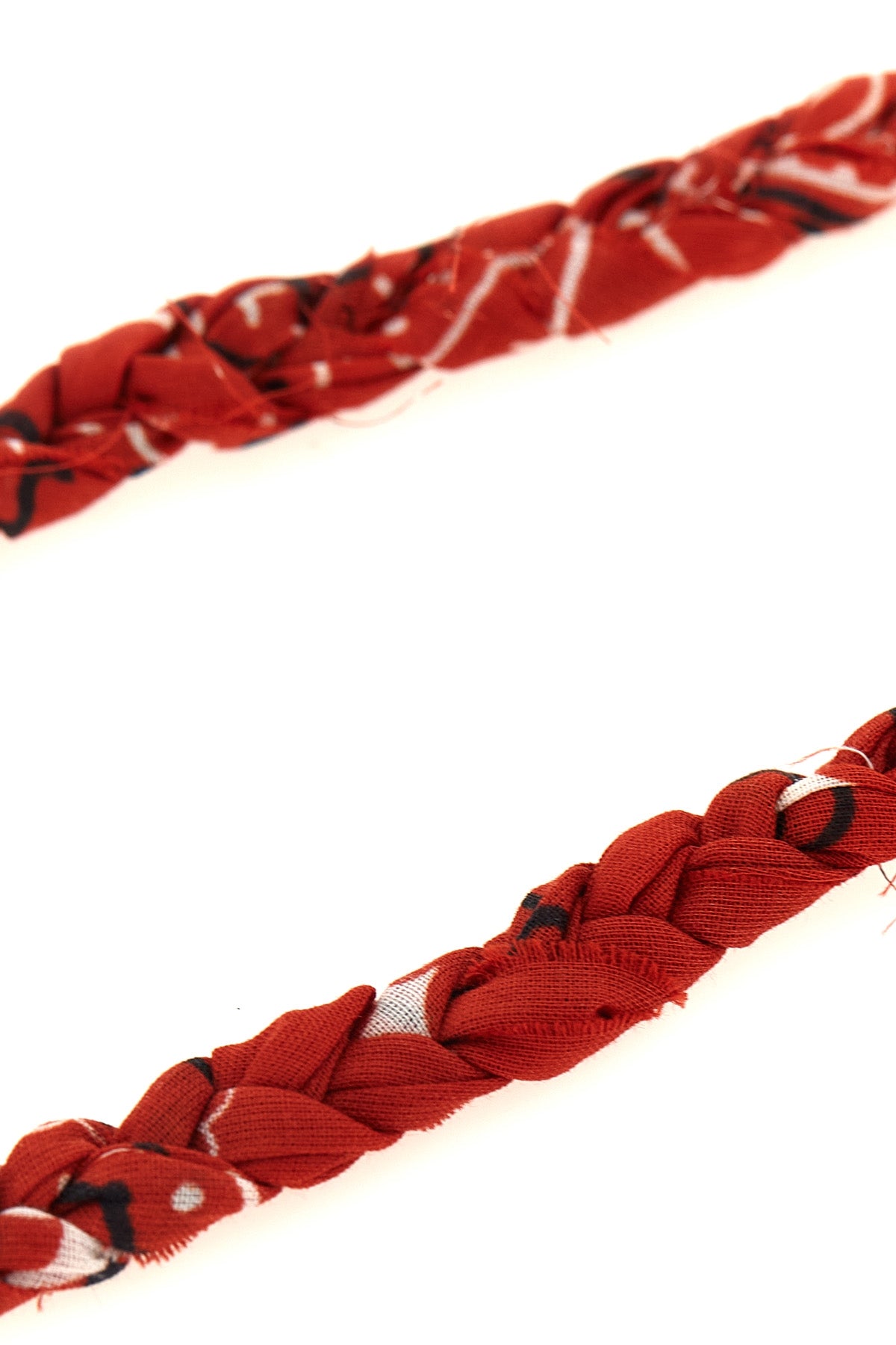 the alanui bandana necklace is made of pure woven cotton