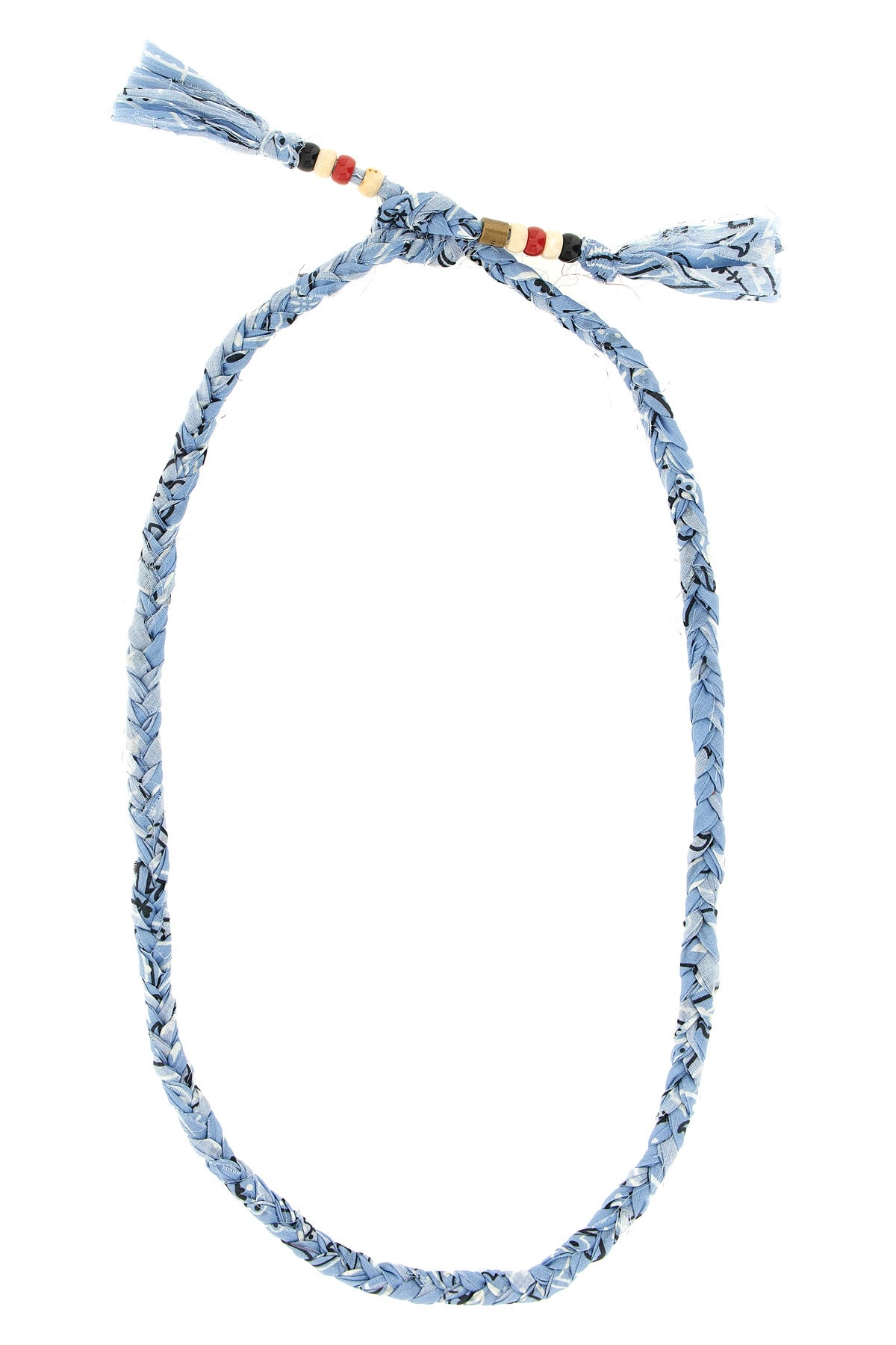 the alanui bandana necklace redefines the concept of accessory through meticul