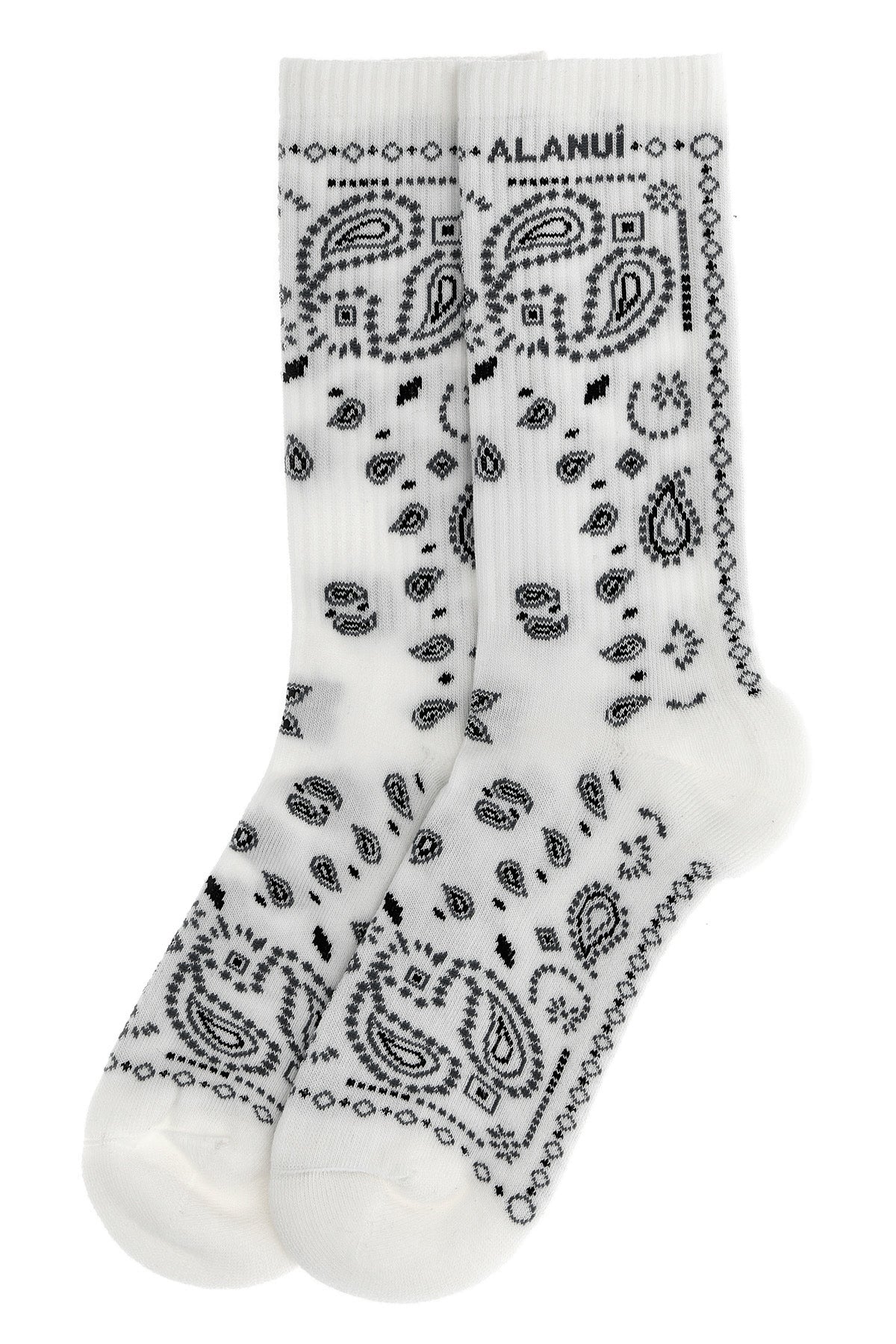 bandana socks in cotton blend