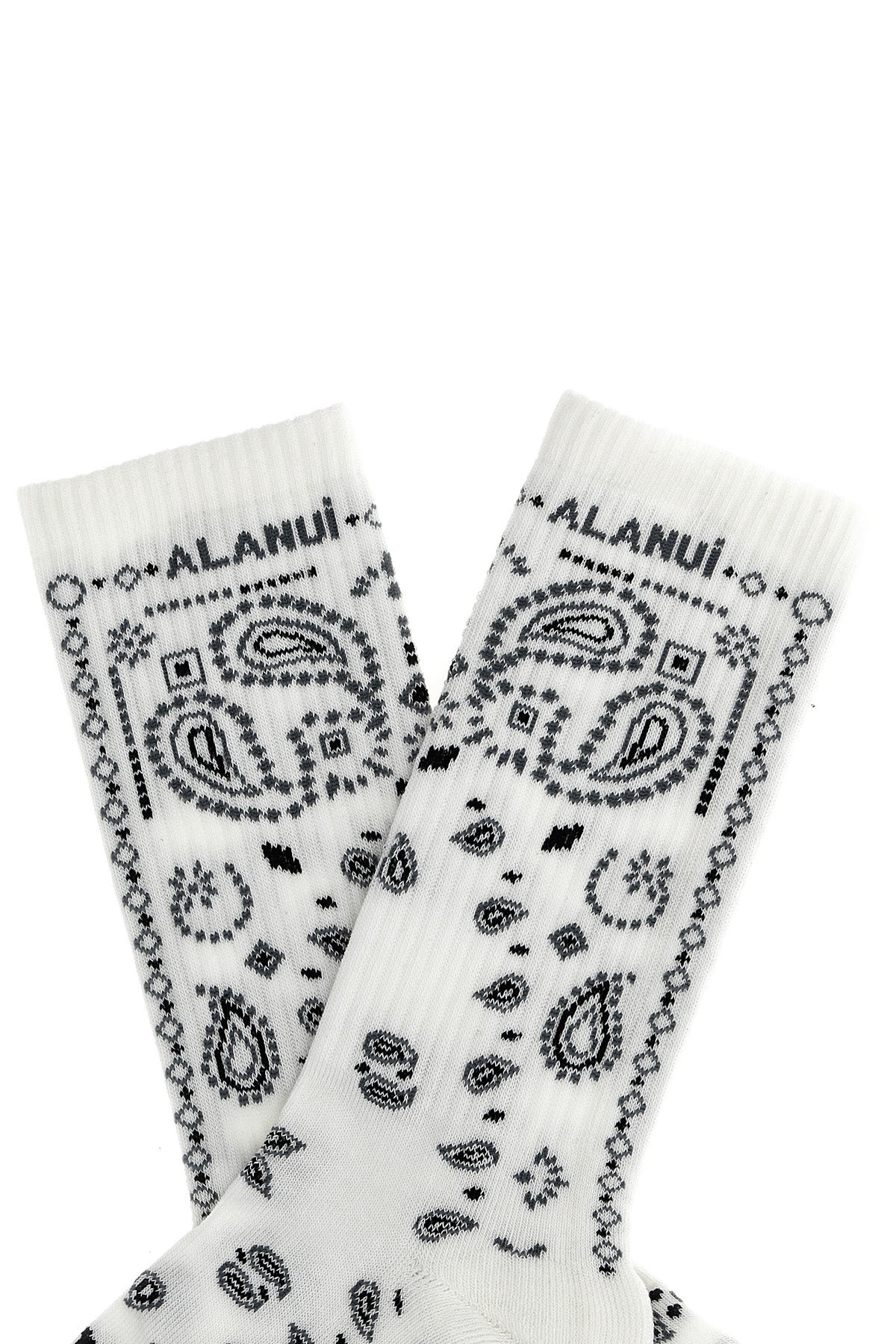bandana socks in cotton blend