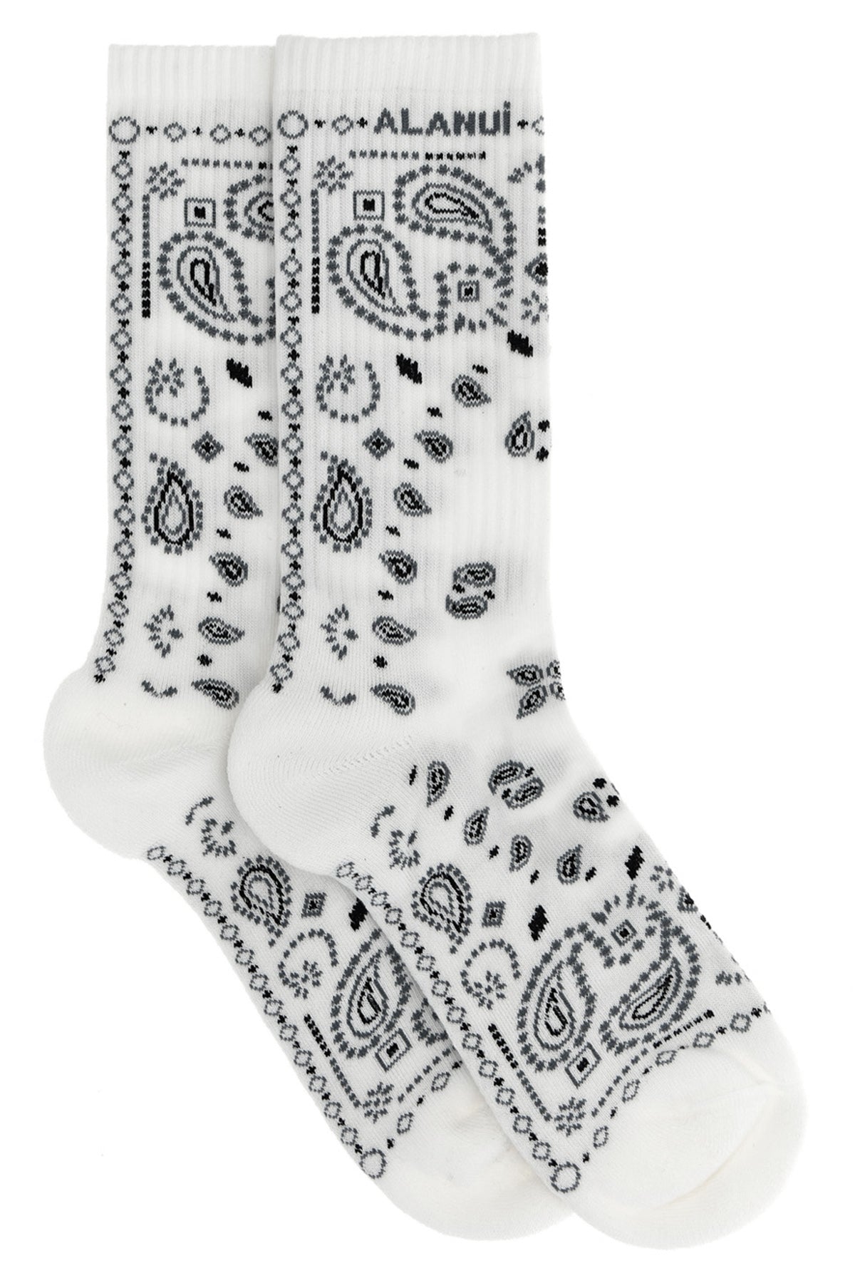 bandana socks in cotton blend