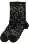 alanui bandana socks define the aesthetics of the brand through meticulous jac