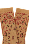 the bandana socks alanui define the aesthetics of the brand through meticulous