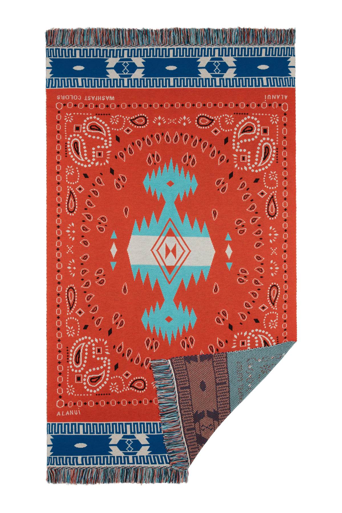 jacquard bandana blanket