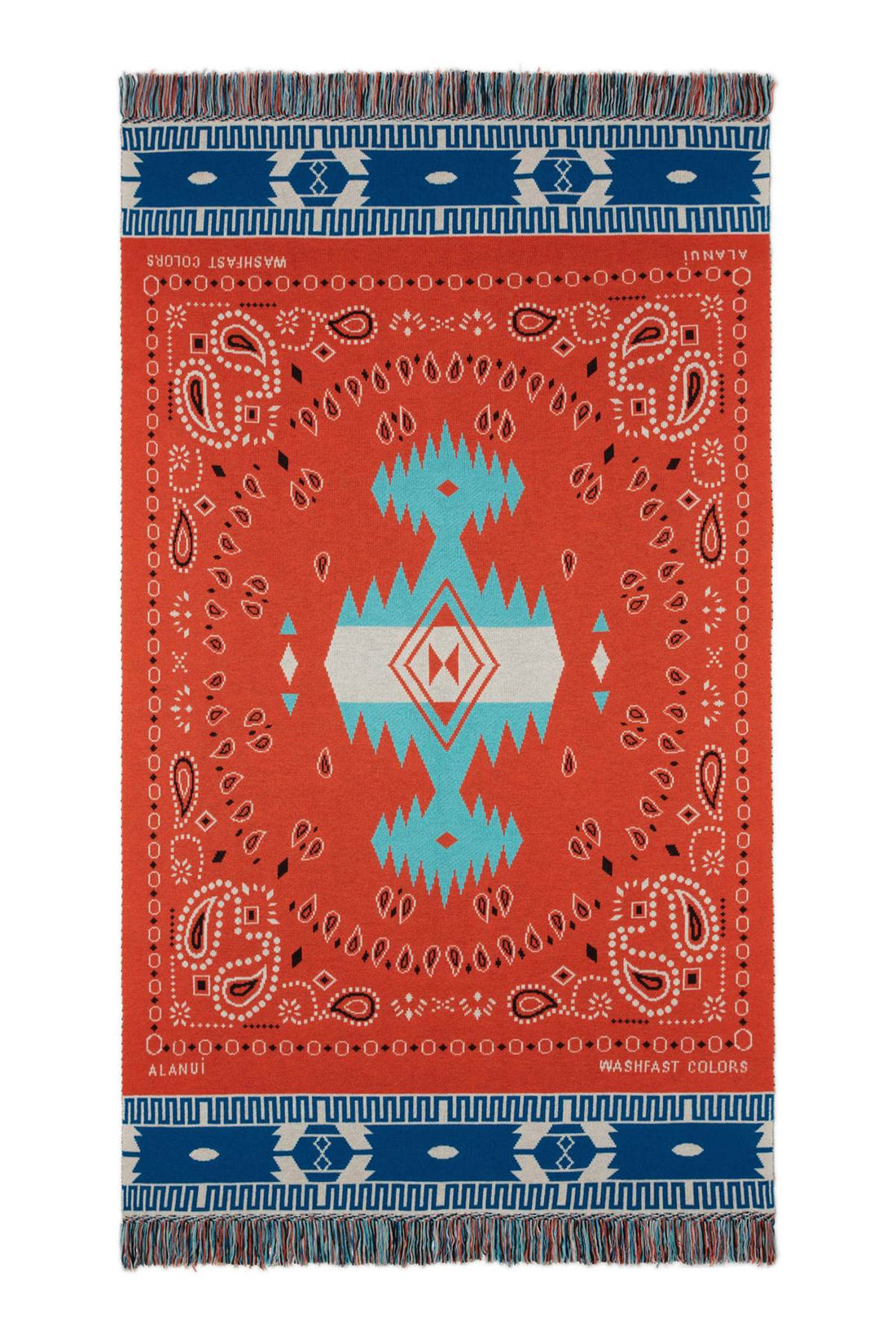 jacquard bandana blanket