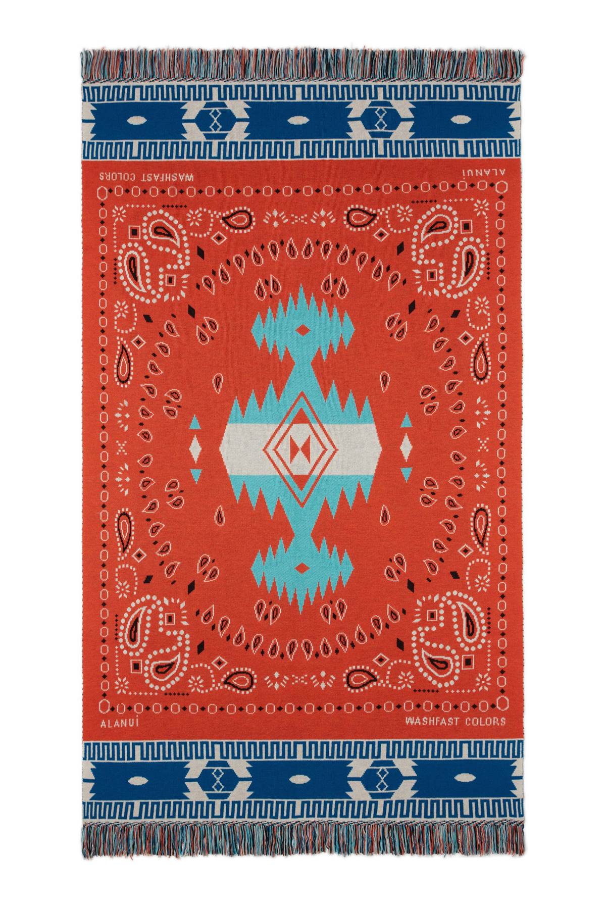 jacquard bandana blanket