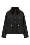 reighton two-tone waxed cotton jacket
