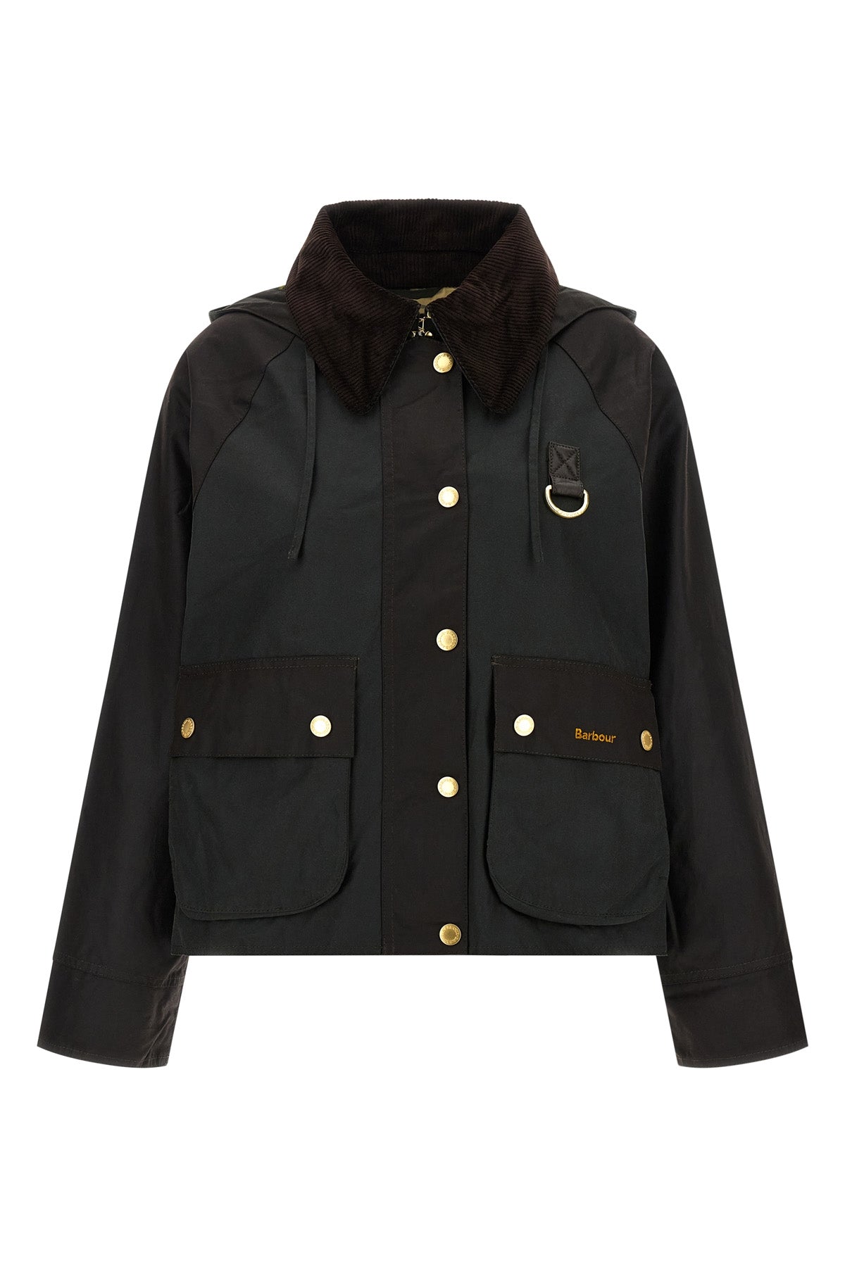 reighton two-tone waxed cotton jacket