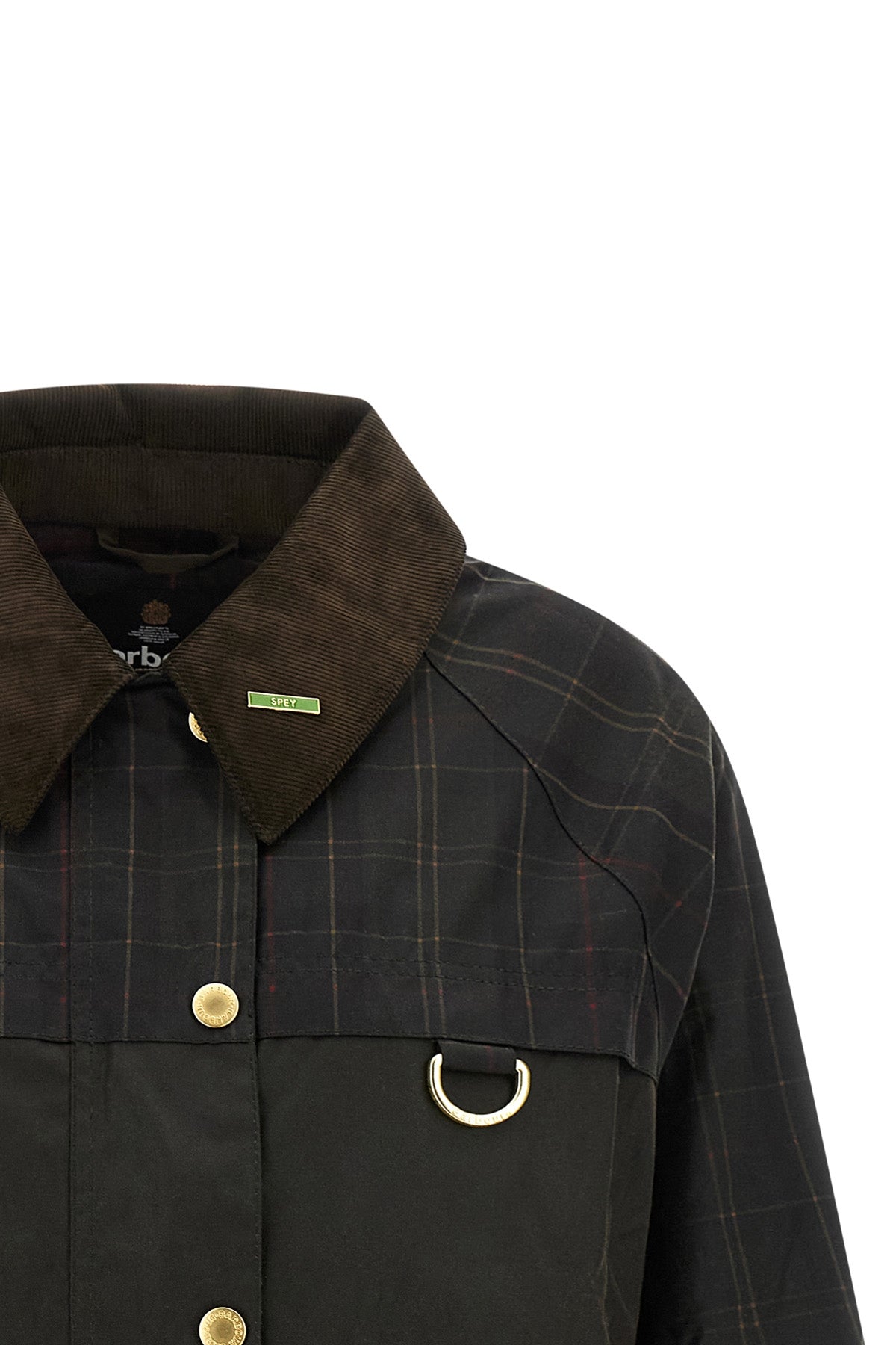 barbour tartan spey jacket reinterprets the brands heritage through a cropped