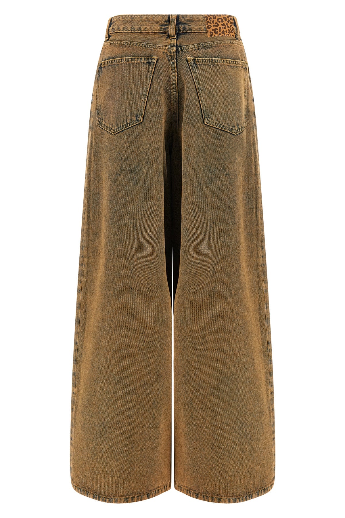 den wideleg cotton denim jeans