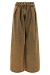 den wideleg cotton denim jeans