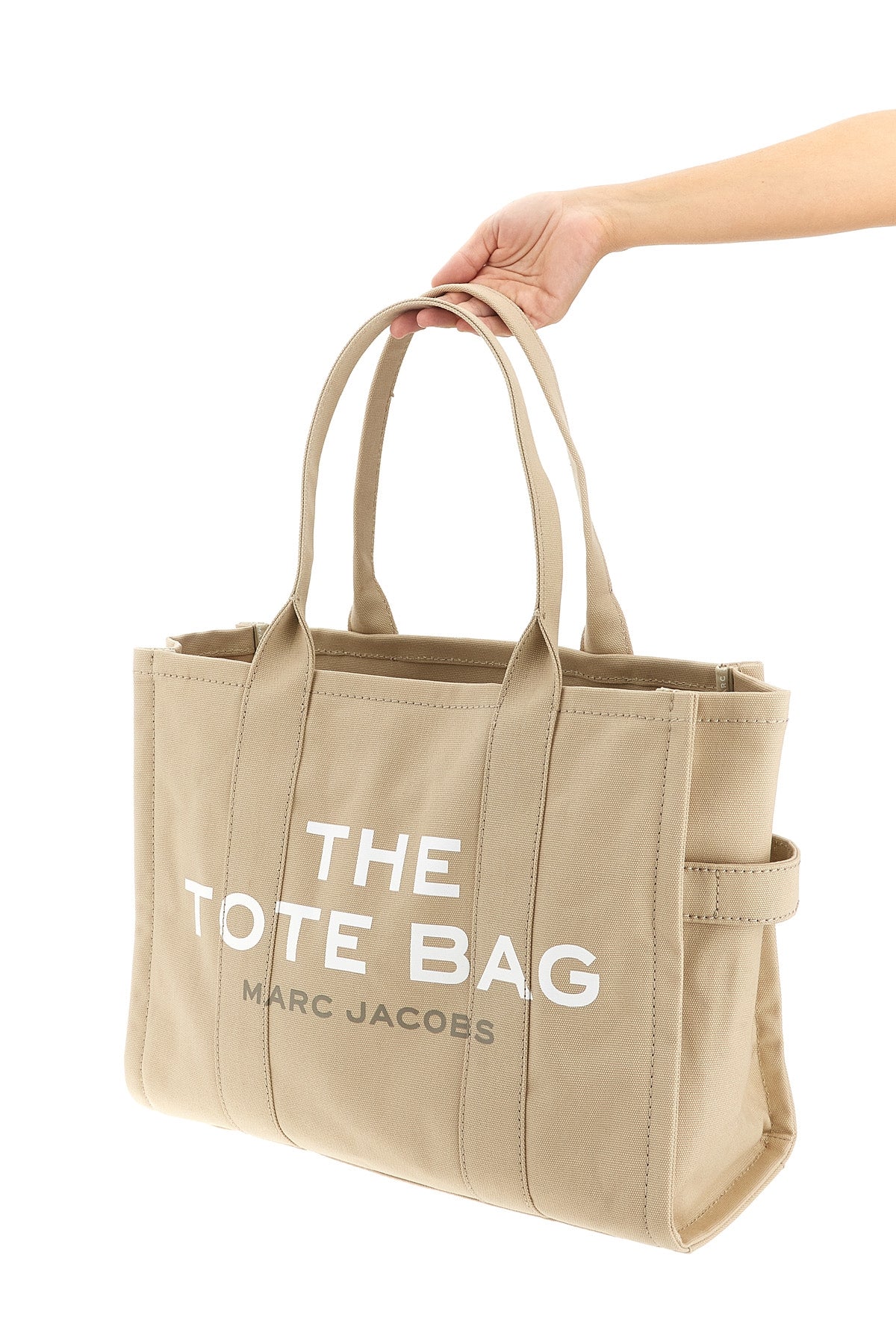 shopping the canvas large tote in textured cotton canvas