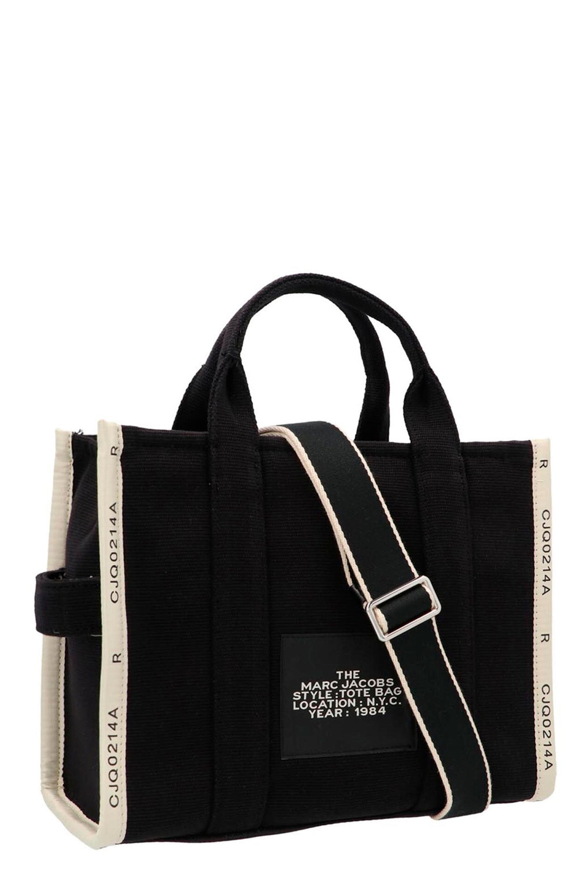 the jacquard medium tote cotton canvas shopping bag