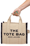 the jacquard medium tote cotton canvas shopping bag