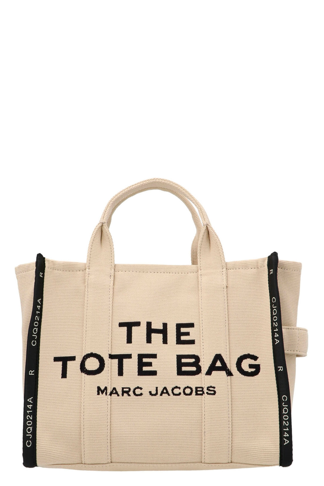 MARC JACOBS OS the jacquard medium tote cotton canvas shopping bag