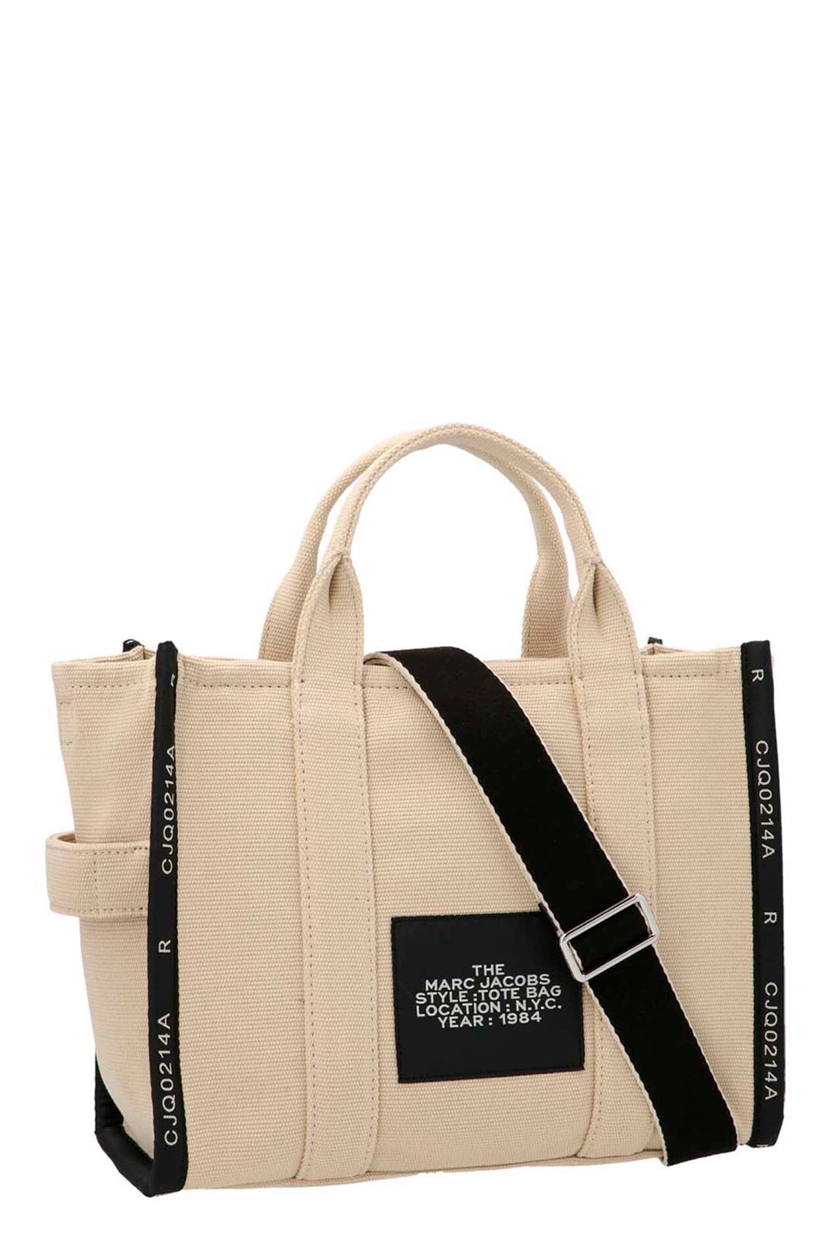 the jacquard medium tote cotton canvas shopping bag
