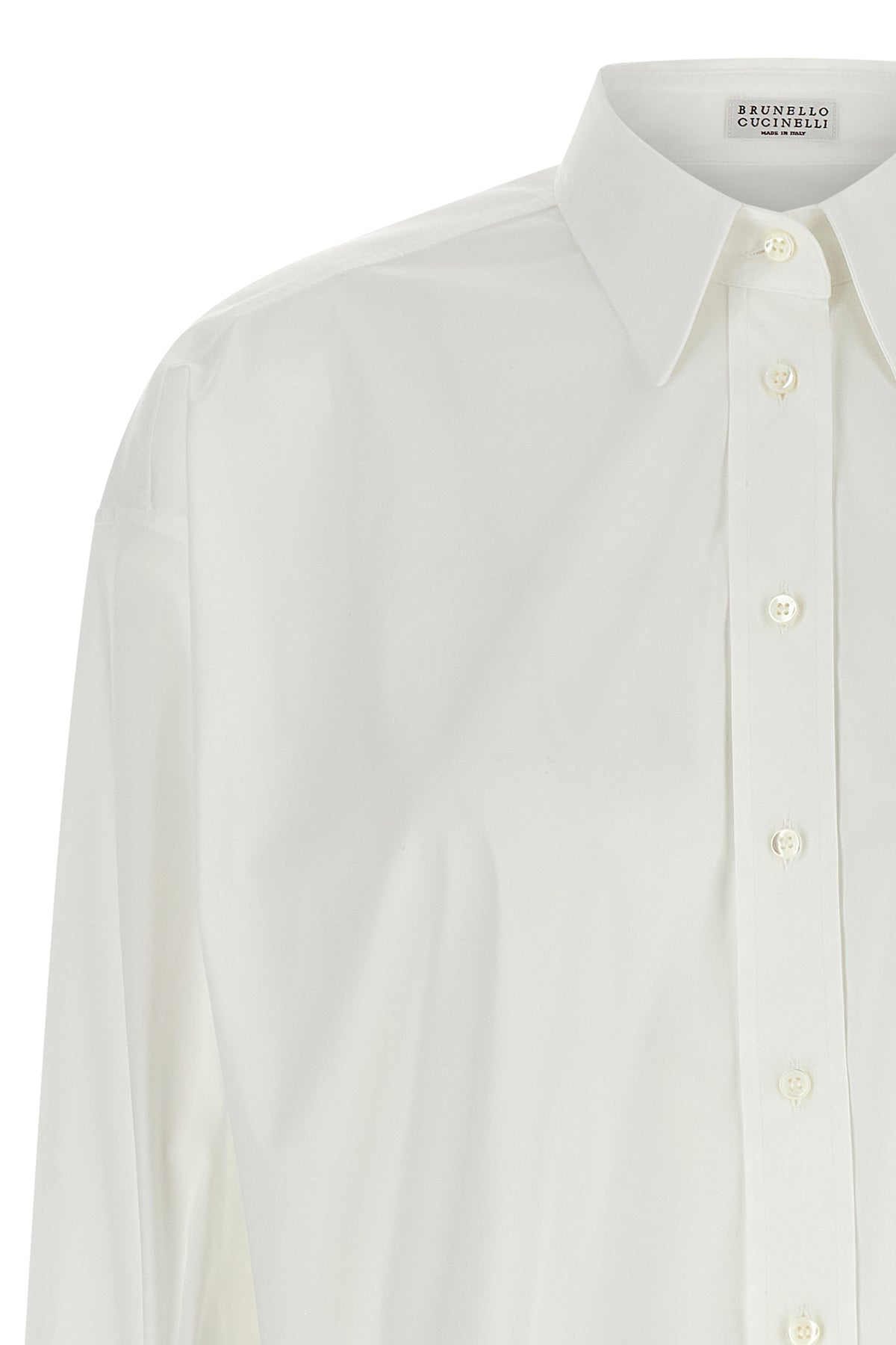 the brunello cucinelli shirt reinterprets the codes of classic tailoring through