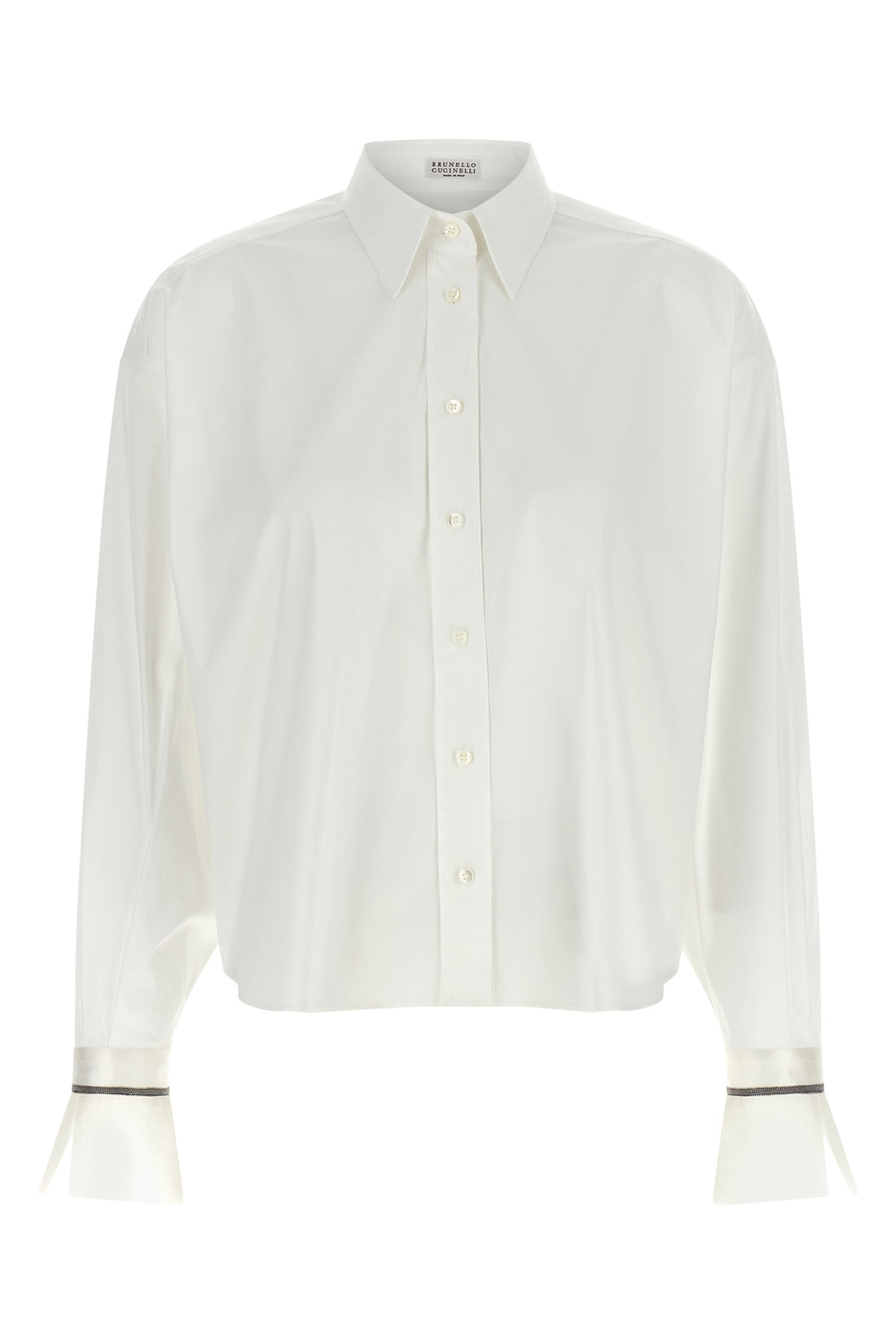 BRUNELLO CUCINELLI M the brunello cucinelli shirt reinterprets the codes of classic tailoring through