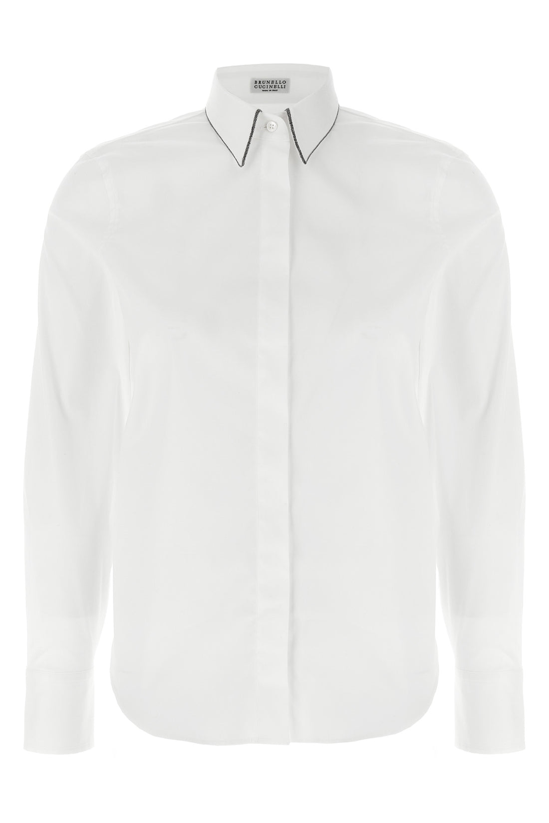 BRUNELLO CUCINELLI L stretch cotton blend shirt