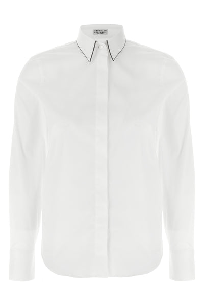 stretch cotton blend shirt