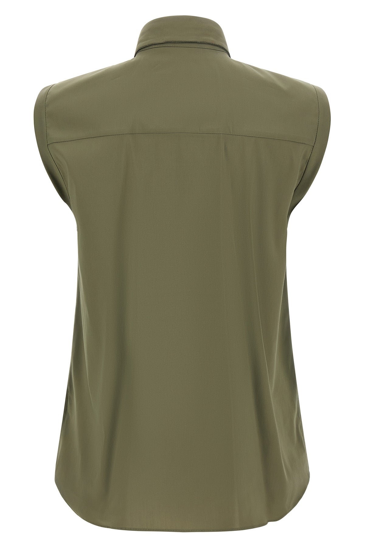 stretch cotton poplin shirt