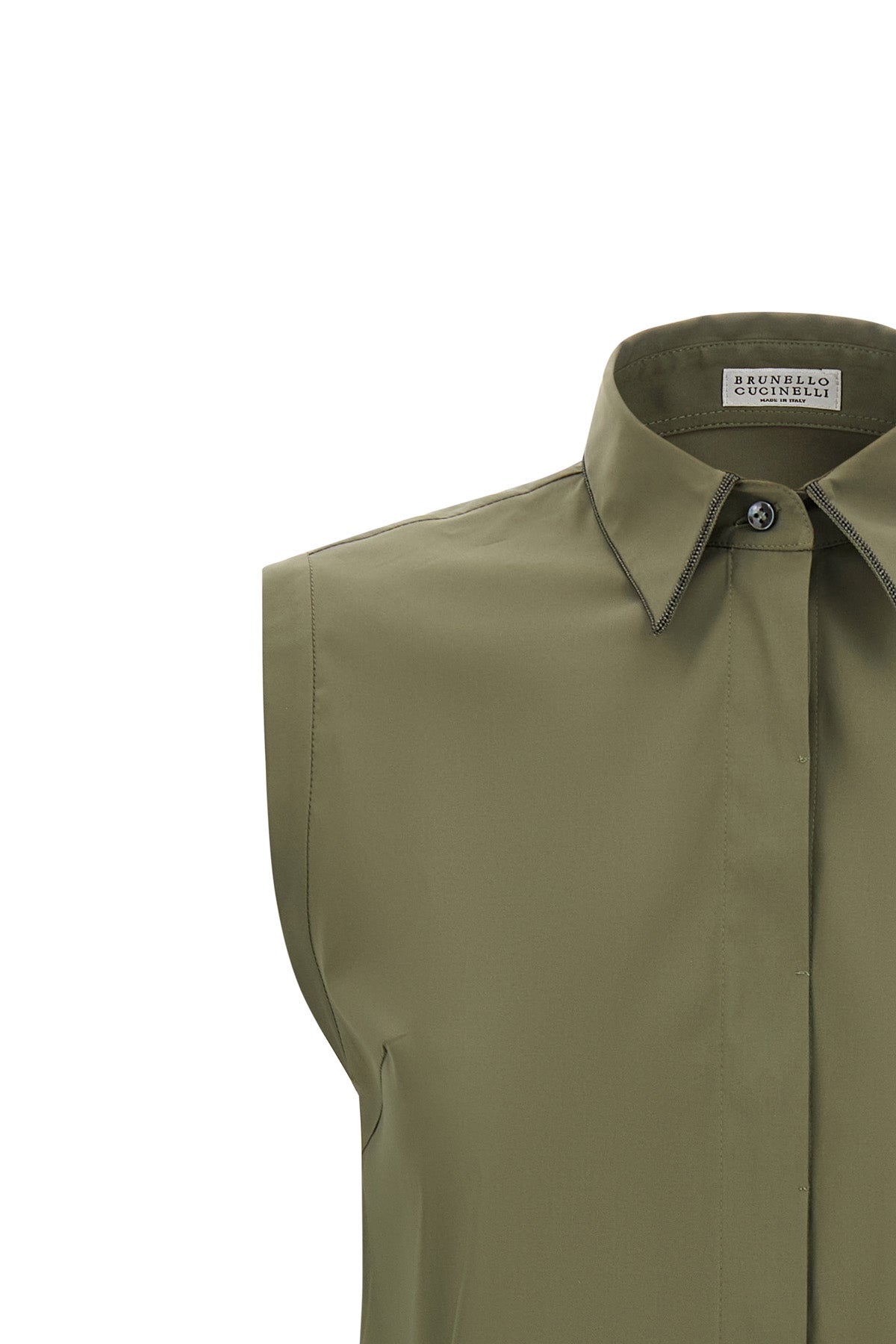 stretch cotton poplin shirt