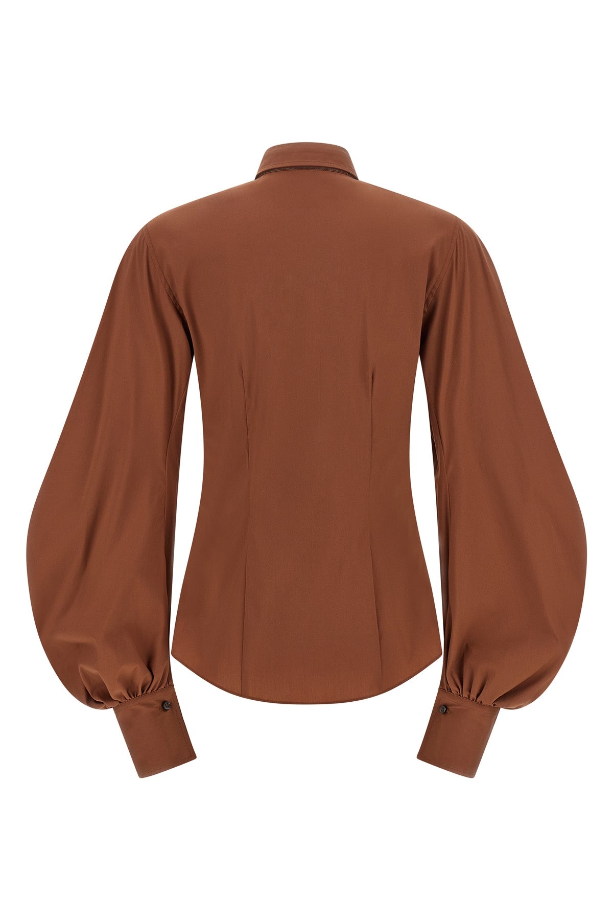 stretch cotton poplin shirt