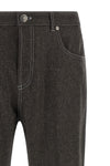 brunello cucinelli pure virgin wool trousers