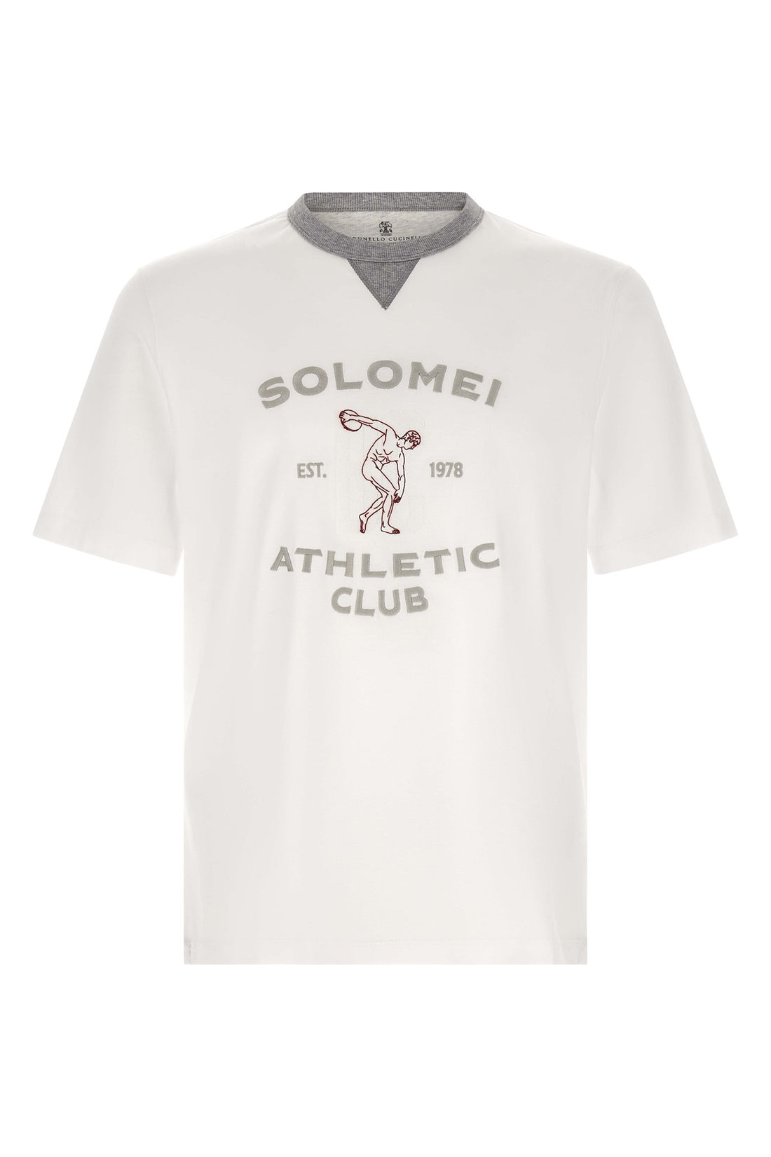 BRUNELLO CUCINELLI L the brunello cucinelli solomei athletic club t-shirt