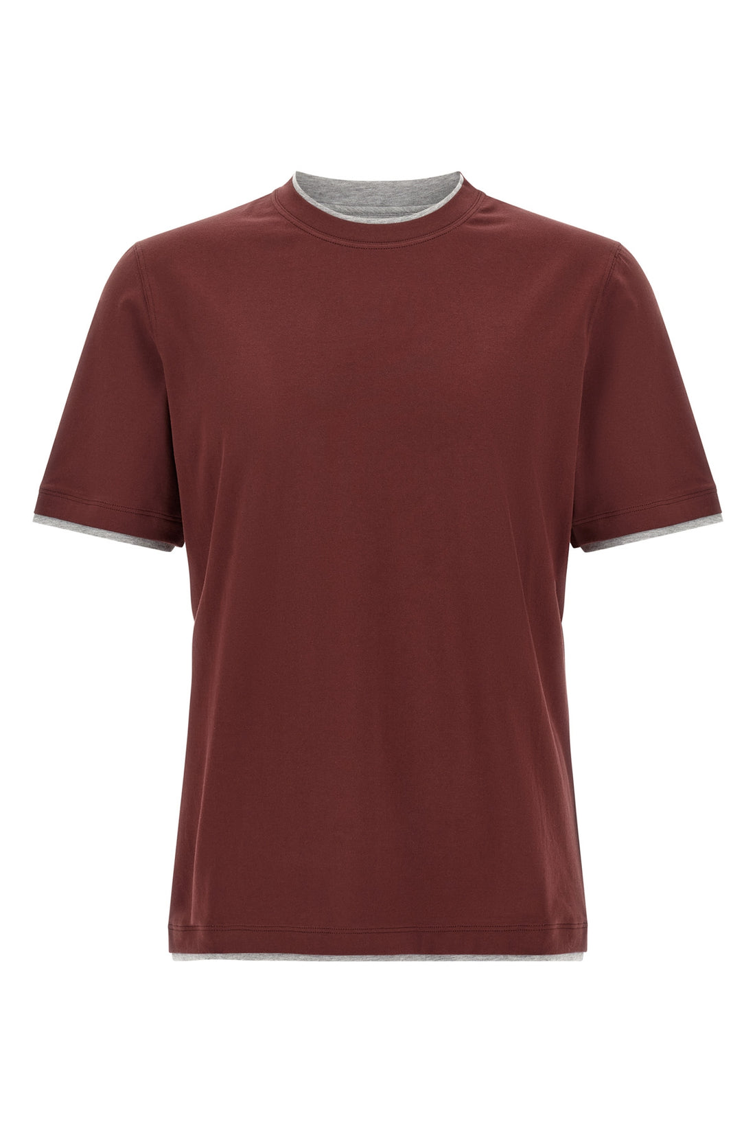 BRUNELLO CUCINELLI M the brunello cucinelli faux-layering t-shirt