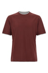 the brunello cucinelli faux-layering t-shirt