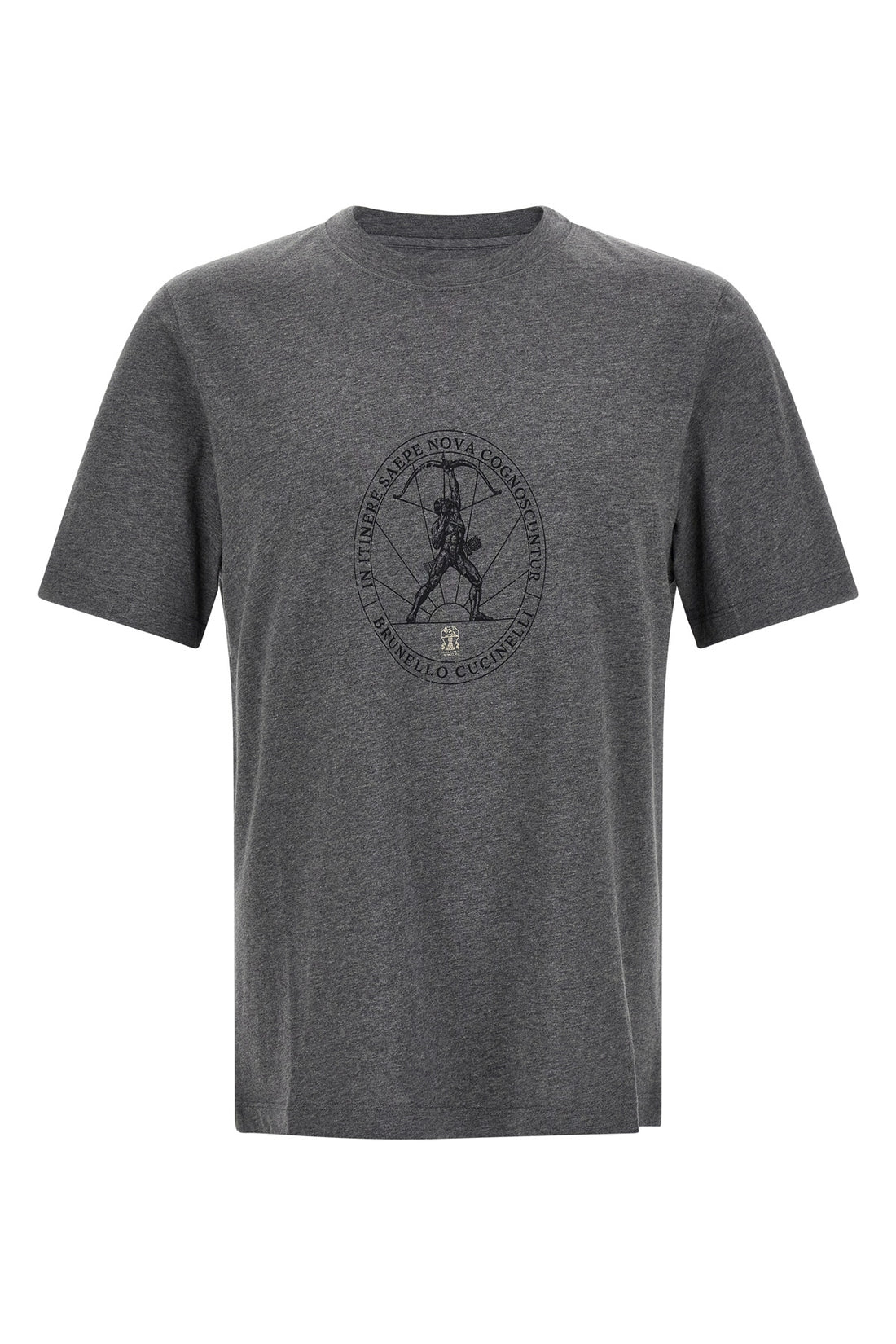 BRUNELLO CUCINELLI L the brunello cucinelli cotton t-shirt features a classic model enriched