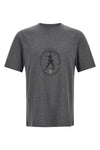 the brunello cucinelli cotton t-shirt features a classic model enriched