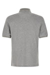 mélange stretch cotton jersey polo shirt