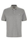mélange stretch cotton jersey polo shirt